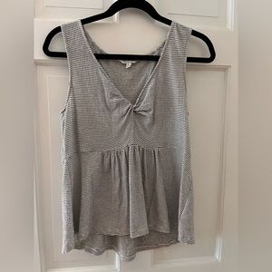 Lucky Brand peplum sleeveless top